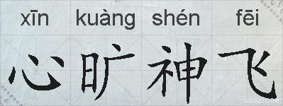 心旷神飞的拼音