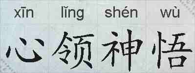 心领神悟的拼音