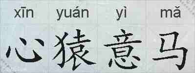 心猿意马的拼音