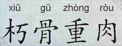 朽骨重肉的拼音