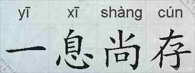 一息尚存的拼音