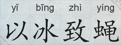 以冰致蝇的拼音