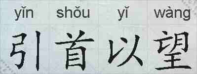 引首以望的拼音