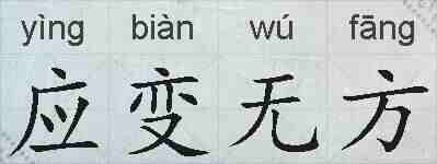 应变无方的拼音