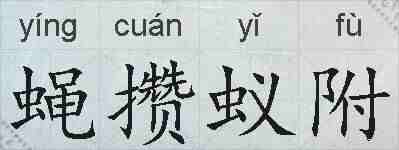 蝇攒蚁附的拼音