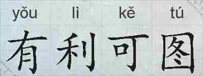 有利可图的拼音