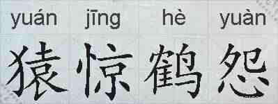 猿惊鹤怨的拼音