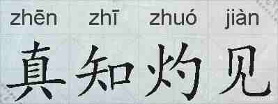 真知灼见的拼音