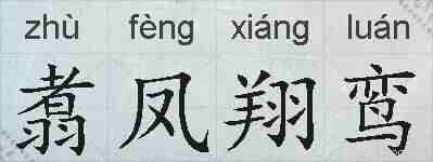 翥凤翔鸾的拼音