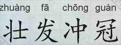 壮发冲冠的拼音