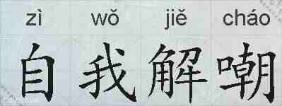 自我解嘲的拼音