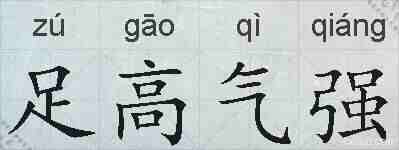足高气强的拼音