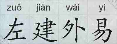 左建外易的拼音