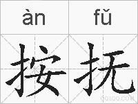 按抚的拼音