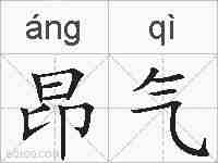 昂气的拼音