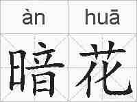 暗花的拼音