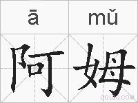 阿姆的拼音