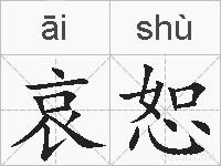 哀恕的拼音