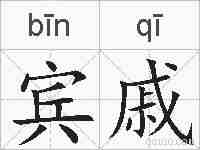 宾戚的拼音