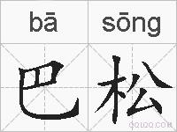 巴松的拼音