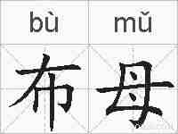 布母的拼音