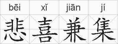 悲喜兼集的拼音