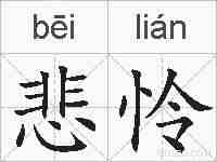 悲怜的拼音