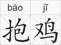 抱鸡的拼音