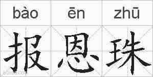 报恩珠的拼音