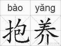 抱养的拼音