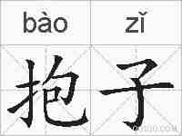 抱子的拼音