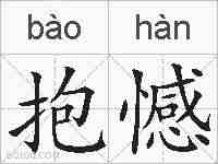 抱憾的拼音