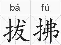 拔拂的拼音