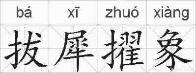 拔犀擢象的拼音