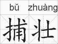 捕壮的拼音