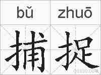 捕捉的拼音