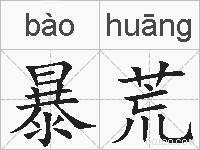 暴荒的拼音
