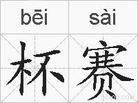 杯赛的拼音