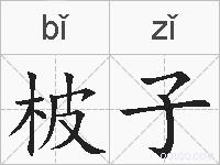 柀子的拼音