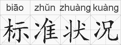 标准状况的拼音