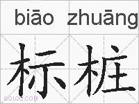 标桩的拼音