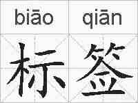 标签的拼音