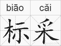 标采的拼音
