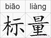 标量的拼音