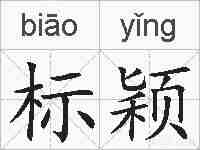 标颖的拼音