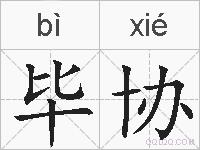 毕协的拼音