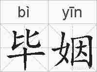 毕姻的拼音