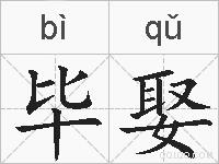毕娶的拼音