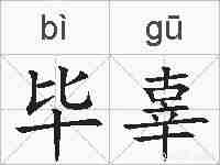 毕辜的拼音