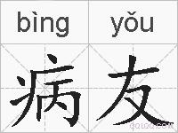 病友的拼音